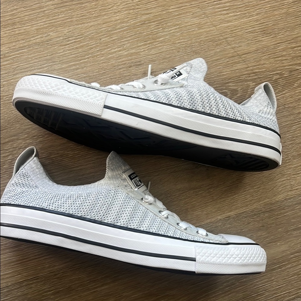 Converse All Star Light Gray Sneakers womens 7 new with box - Picture 3 of 5